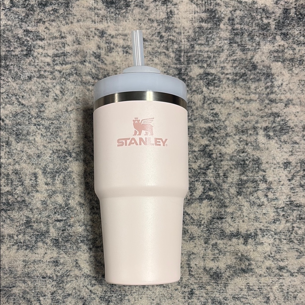 Stanley Soft Pink Insulated Tumbler with Straw